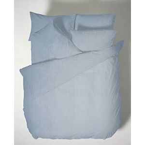 Bianca Plain Dyed Denim Duvet Cover 260 x 240 cm + 65 x 65 cm (2) Bianca Plain Dyed Denim Duvet Cover 260 x 240 cm + 65 x 65 cm (2)