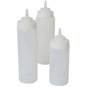 Genware NEV-SQBW24C Squeeze Bottle Wide Mouth Clear, 24 oz., 71 cL Genware NEV-SQBW24C Squeeze Bottle Wide Mouth Clear, 24 oz., 71 cL