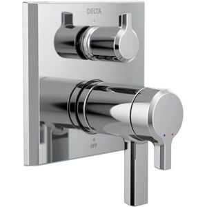 Delta Faucet T27T899-PR Pivotal Shower Trim with Diverter, Lumicoat Chrome Delta Faucet T27T899-PR Pivotal Shower Trim with Diverter, Lumicoat Chrome