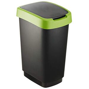 Rotho Salsa Waste bin 25l with lid, Plastic (PP) BPA-free, green, 25l (33.3 x 25.2 x 47.6 cm) Rotho Salsa Waste bin 25l with lid, Plastic (PP) BPA-free, green, 25l (33.3 x 25.2 x 47.6 cm)