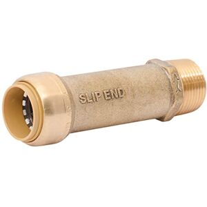 SharkBite U3134LFA 3/4-Inch 3/4" Push-to-Connect Slip Coupling x NPT Male Adapter SharkBite U3134LFA 3/4-Inch 3/4" Push-to-Connect Slip Coupling x NPT Male Adapter