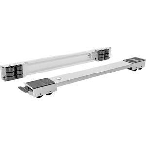 Amig Base for Furniture Washing Machine Set of 2 Steel Rolling Bases Platform with 24 Wheels Appliances Furniture Support for Maximum Load of 125 kg Extension 44-70 cm White Amig Base for Furniture Washing Machine Set of 2 Steel Rolling Bases Platform with 24 Wheels Appliances Furniture Support for Maximum Load of 125 kg Extension 44-70 cm White