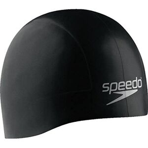 Speedo Unisex-Adult Swim Cap Silicone Aqua V, Black, Medium Speedo Unisex-Adult Swim Cap Silicone Aqua V, Black, Medium