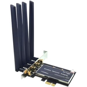 Zhwkelvs PCIE Wifi Network Card BCM94360 2.4G/5G DUAL BAND Network Card Bluetooth 4.1 Pci-E X1 Desktop Wireless Adapter 1750Mbps Zhwkelvs PCIE Wifi Network Card BCM94360 2.4G/5G DUAL BAND Network Card Bluetooth 4.1 Pci-E X1 Desktop Wireless Adapter 1750Mbps