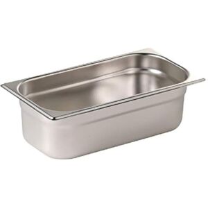 Vogue S727 Gastronorm Kit for Model GD876 Polar Refrigerated Servery Topper, Stainless Steel, includes 5 x 1/3 and 1 x 1/2 Containers Vogue S727 Gastronorm Kit for Model GD876 Polar Refrigerated Servery Topper, Stainless Steel, includes 5 x 1/3 and 1 x 1/2 Containers