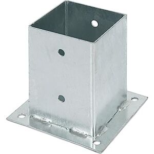 Alberts Screw-On Sleeve for Square Wooden Posts Hot-Dip Galvanised 101 x 101 mm Alberts Screw-On Sleeve for Square Wooden Posts Hot-Dip Galvanised 101 x 101 mm