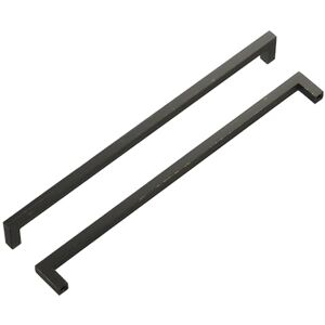 Hickory Hardware Solid Core Kitchen Cabinet Pulls, Luxury Cabinet Handles, Hardware for Doors & Dresser Drawers, 12 Inch Hole Center, Vintage Bronze, Skylight Collection(Pack of 1) Hickory Hardware Solid Core Kitchen Cabinet Pulls, Luxury Cabinet Handles, Hardware for Doors & Dresser Drawers, 12 Inch Hole Center, Vintage Bronze, Skylight Collection(Pack of 1)