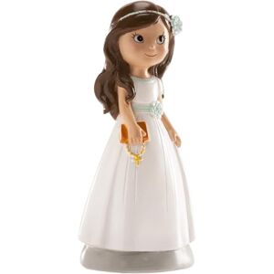 dekora Decorative Figure for First Communion Girl with Catechism Made of Resin Cake Topper 13 cm Tall Original and Detailed Design Food Contact Safe dekora Decorative Figure for First Communion Girl with Catechism Made of Resin Cake Topper 13 cm Tall Original and Detailed Design Food Contact Safe