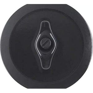 Hager – Central Plate with Handle glass/Palazzo/1930 Black Hager – Central Plate with Handle glass/Palazzo/1930 Black