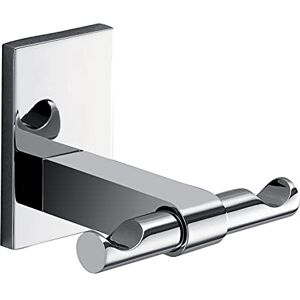 Gedy G-Singapore Double Coat Rack, Chrome Finish, Measures 6 x 7.5 x 6.5 cm, Stainless Steel and Cromall Towel Holder, 10 Year Warranty, R&D Design, Unique Gedy G-Singapore Double Coat Rack, Chrome Finish, Measures 6 x 7.5 x 6.5 cm, Stainless Steel and Cromall Towel Holder, 10 Year Warranty, R&D Design, Unique