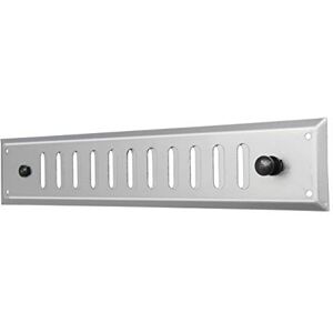 La Ventilazione GALD2404 Ventilation Grille Rectangular Aluminium with Measuring Device and Metal Knob, Dimensions 240 x 45 mm La Ventilazione GALD2404 Ventilation Grille Rectangular Aluminium with Measuring Device and Metal Knob, Dimensions 240 x 45 mm