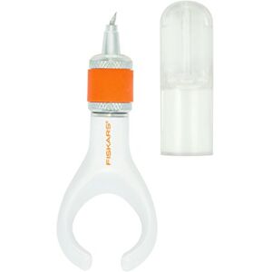 Fiskars Mini Precision Shape Cutter, Right and Left-Handed, Total Length: 17.6 cm, Quality Steel/Plastic, White, 1003756 Fiskars Mini Precision Shape Cutter, Right and Left-Handed, Total Length: 17.6 cm, Quality Steel/Plastic, White, 1003756