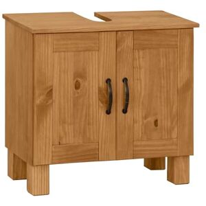 Dorel Home Furnishings Alby Cabinet for Sink with 2 Doors Stained Wax Dorel Home Furnishings Alby Cabinet for Sink with 2 Doors Stained Wax