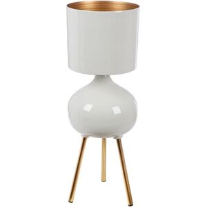 GILDE Decorative vase, Iron, White, Höhe 73cm GILDE Decorative vase, Iron, White, Höhe 73cm