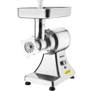 Buffalo 735W Heavy Duty Meat Mincer Size 22, Silver, Aluminium & Stainless Steel, Output: up to 250 kg/hour Includes 6 & 8 mm Perforated Plates, Feeder Pan, Pusher & Sausage Tube CH134 Buffalo 735W Heavy Duty Meat Mincer Size 22, Silver, Aluminium & Stainless Steel, Output: up to 250 kg/hour Includes 6 & 8 mm Perforated Plates, Feeder Pan, Pusher & Sausage Tube CH134