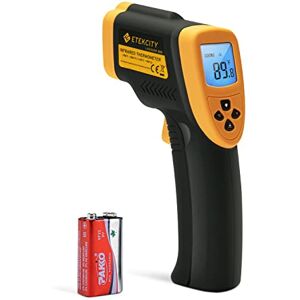 Etekcity Lasergrip 800 Non-contact Digital Laser IR Infrared Thermometer, Temperature Gun, -50°C~750°C ( -58°F~1382°F ), Yellow/Black (Not suitable for measuring body temperature) Etekcity Lasergrip 800 Non-contact Digital Laser IR Infrared Thermometer, Temperature Gun, -50°C~750°C ( -58°F~1382°F ), Yellow/Black (Not suitable for measuring body temperature)