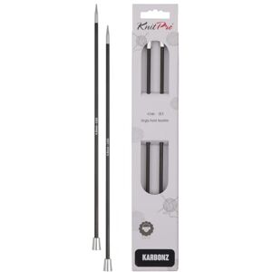 KNITPRO Karbonz Single Pointed Needles 10" (25cm) 4.00 mm KNITPRO Karbonz Single Pointed Needles 10" (25cm) 4.00 mm