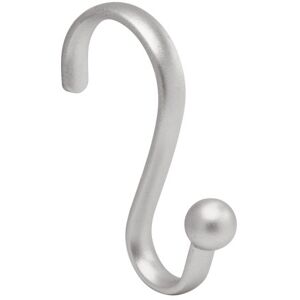 InterDesign iDesign Axis Decorative Steel Shower Curtain Hooks 2.91" x 0.5" x 2.11", Silver (Pack of 12) InterDesign iDesign Axis Decorative Steel Shower Curtain Hooks 2.91" x 0.5" x 2.11", Silver (Pack of 12)