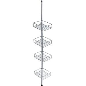 WENKO 21736100 Telescopic shelf Domaso, Stainless steel, 25 x 65-275 x 20 cm, Shiny WENKO 21736100 Telescopic shelf Domaso, Stainless steel, 25 x 65-275 x 20 cm, Shiny