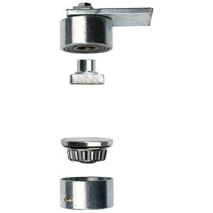 Alberts Gah- 419462 Gate Hinge with Tapered Roller Bearing L x H Weld-on Clip 120 x 8 mm Diameter 50 mm Blue Galvanised Alberts Gah- 419462 Gate Hinge with Tapered Roller Bearing L x H Weld-on Clip 120 x 8 mm Diameter 50 mm Blue Galvanised