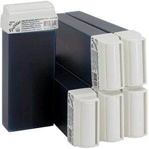 EpilWax Set of 6 Azulene Wax Cartridges for Hair Removal Large 100 ml Roll-on Waxing Refills EpilWax Set of 6 Azulene Wax Cartridges for Hair Removal Large 100 ml Roll-on Waxing Refills