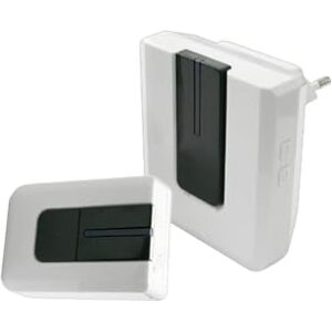 Glowster 250M Range Digital Wireless Doorbell with Customizable Sound Ideal for Homes and Offices, Monochrome Glowster 250M Range Digital Wireless Doorbell with Customizable Sound Ideal for Homes and Offices, Monochrome