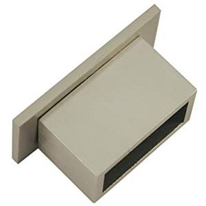 Gardinia Luxor Wall Bearing for Aluminium Profile with Inner Track Rectangular Brushed Steel, Nicht Zutreffend Gardinia Luxor Wall Bearing for Aluminium Profile with Inner Track Rectangular Brushed Steel, Nicht Zutreffend