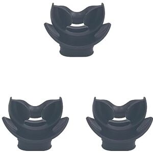 N\a Timcryxient 3 set Mouth Pcs for Scuba Diving Regulators & Snorkels Black 5.1x5 cm N\a Timcryxient 3 set Mouth Pcs for Scuba Diving Regulators & Snorkels Black 5.1x5 cm