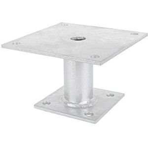 Alberts Screw-On Post Anchor Hot-Dip Galvanised 150 x 150 mm Rohrlänge: 100 mm Alberts Screw-On Post Anchor Hot-Dip Galvanised 150 x 150 mm Rohrlänge: 100 mm