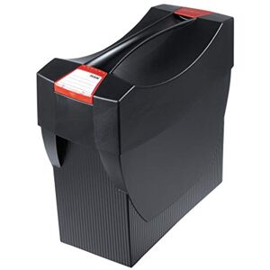 HAN 1901-13, Suspension file box SWING-PLUS with lid. The mobile office. Innovative design for 20 suspension files, integrated holder, black HAN 1901-13, Suspension file box SWING-PLUS with lid. The mobile office. Innovative design for 20 suspension files, integrated holder, black