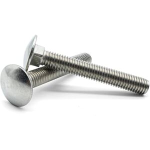 AHC M6 6mm x 30mm A2 Stainless Steel Cup Square Carriage Bolts Without Nuts (Pack of 50 Coach Bolts) AHC M6 6mm x 30mm A2 Stainless Steel Cup Square Carriage Bolts Without Nuts (Pack of 50 Coach Bolts)