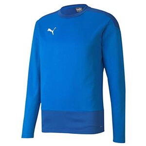 Puma Men's teamGOAL 23 Training Sweat Pullover, Electric Blue Lemonade-Team Power Blue, Small Puma Men's teamGOAL 23 Training Sweat Pullover, Electric Blue Lemonade-Team Power Blue, Small