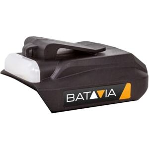 Batavia Maxxpack 18V USB Battery Adapter with Flashlight (Without Battery and Charger) 18V Maxxpack Collection for DIY Professionals and Home use Batavia Maxxpack 18V USB Battery Adapter with Flashlight (Without Battery and Charger) 18V Maxxpack Collection for DIY Professionals and Home use