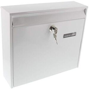 Burg-Wächter , Group Mailbox, Slot Size A4, Galvanised Steel, Potsdam 877 W, White Burg-Wächter , Group Mailbox, Slot Size A4, Galvanised Steel, Potsdam 877 W, White