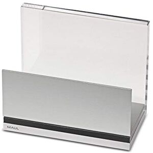 MAUL Acro Acrylic Card Holder 1962005 11x6x9,3 cm Clear Glass MAUL Acro Acrylic Card Holder 1962005 11x6x9,3 cm Clear Glass