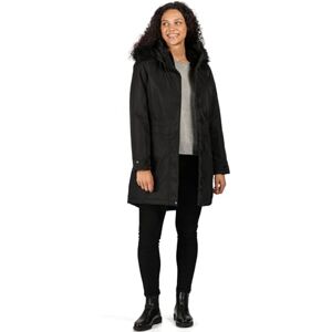 Regatta Lexis Waterproof Breathable Taped Seams Lined Insulated Hooded Jacket Black, 10 Regatta Lexis Waterproof Breathable Taped Seams Lined Insulated Hooded Jacket Black, 10