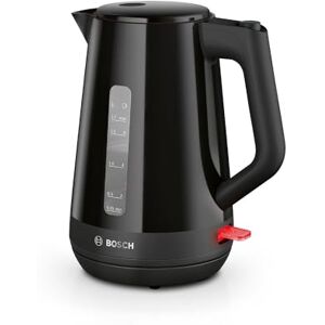 Bosch MyMoment Delight TWK1M123GB Electric Kettle with 1.7 L Capacity and Fast Boil, Integrated Limescale Filter, Cord Storage in Black Bosch MyMoment Delight TWK1M123GB Electric Kettle with 1.7 L Capacity and Fast Boil, Integrated Limescale Filter, Cord Storage in Black