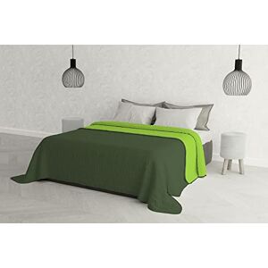 Italian Bed Linen MB Home Italy “Elegant” Summer Quilt, 260x270 cm, Apple Green/Dark Green Italian Bed Linen MB Home Italy “Elegant” Summer Quilt, 260x270 cm, Apple Green/Dark Green