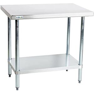 Stalwart DA-WTG750X1000 Commercial Work Table Stainless Steel Bottom Shelf 1000x750x900mm Stalwart DA-WTG750X1000 Commercial Work Table Stainless Steel Bottom Shelf 1000x750x900mm