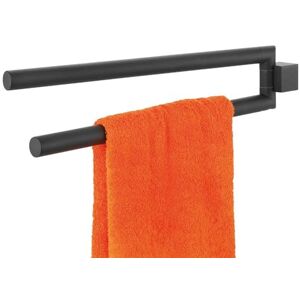 Tiger Nomad Towel Rail, Stainless Steel, Black, 4.1 x 9.7 x 46.1 cm Tiger Nomad Towel Rail, Stainless Steel, Black, 4.1 x 9.7 x 46.1 cm