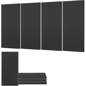VEVOR 4 PCS Acoustic Panels, 2 inch Thick 23.6 x 11.8 inch Fiberglass Sound Absorbing Panels, Self-adhesive Soundproof Wall Boards, for Studios, Office, Home Theater,Meeting Room, Black VEVOR 4 PCS Acoustic Panels, 2 inch Thick 23.6 x 11.8 inch Fiberglass Sound Absorbing Panels, Self-adhesive Soundproof Wall Boards, for Studios, Office, Home Theater,Meeting Room, Black