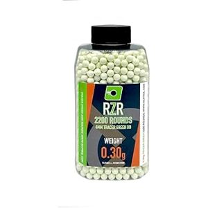 Nuprol RZR Tracer Green Airsoft BBs 0.30g (2200R) Nuprol RZR Tracer Green Airsoft BBs 0.30g (2200R)