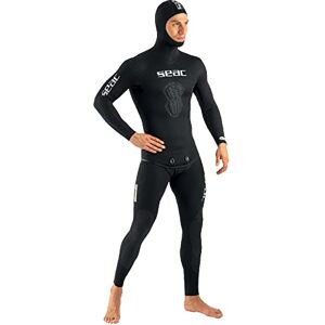 SEAC Men's Black Shark, Two-Pieces 5 mm Open-Cell Neoprene Wetsuit for Spearfishing and Diving Activities, M SEAC Men's Black Shark, Two-Pieces 5 mm Open-Cell Neoprene Wetsuit for Spearfishing and Diving Activities, M
