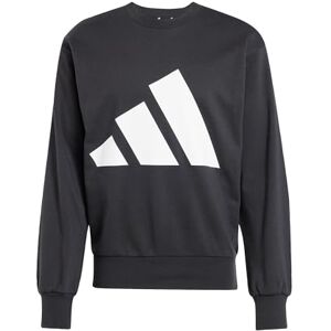 adidas Men's ESSENTIALS BIG LOGO FRENCH TERRY SWEATSHIRT, Black/White, S adidas Men's ESSENTIALS BIG LOGO FRENCH TERRY SWEATSHIRT, Black/White, S