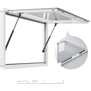 VEVOR Concession Window 92x61 cm, Aluminum Alloy Frame Service Window for Food Truck, Up to 85 Degrees Stand Serving Window with Awning Door and Drag Hook, Rainwater Resistant for Concession Trailers VEVOR Concession Window 92x61 cm, Aluminum Alloy Frame Service Window for Food Truck, Up to 85 Degrees Stand Serving Window with Awning Door and Drag Hook, Rainwater Resistant for Concession Trailers