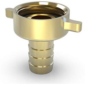 ABA Beul 55001.226.2 Fitting with Wing nut 3/4 for Hose 3/8 (10 mm), with EPDM Seal, Brass, 3/4 x 10 ABA Beul 55001.226.2 Fitting with Wing nut 3/4 for Hose 3/8 (10 mm), with EPDM Seal, Brass, 3/4 x 10