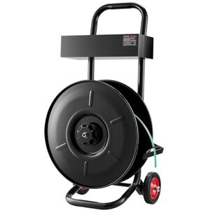 VEVOR Banding Strapping Cart, Fit for PET/PP/Polyester Strapping Coils with 20.3 cm Core Size, Heavy Duty Strapping Dispenser Equipped with Upgrade Brake System, Built-in Spacious Tray for Tools VEVOR Banding Strapping Cart, Fit for PET/PP/Polyester Strapping Coils with 20.3 cm Core Size, Heavy Duty Strapping Dispenser Equipped with Upgrade Brake System, Built-in Spacious Tray for Tools