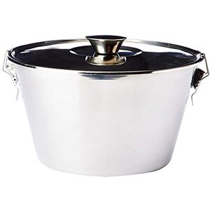 IBILI 651620 Stainless Steel Flan Mould With Lid And Clip Closure, 20 Cm IBILI 651620 Stainless Steel Flan Mould With Lid And Clip Closure, 20 Cm