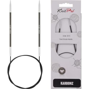 KNITPRO Karbonz Fixed Circular Needles 32" (80cm) 2.50 mm KNITPRO Karbonz Fixed Circular Needles 32" (80cm) 2.50 mm