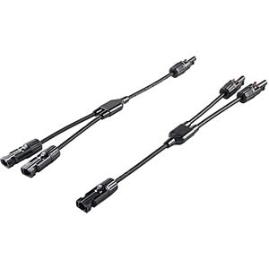 Offgridtec ® 2-way junction sockets, Y-plug, solar plug, including 34 cm, 6 mm² cable extension, 2-way incl. cable extension 34 cm Offgridtec ® 2-way junction sockets, Y-plug, solar plug, including 34 cm, 6 mm² cable extension, 2-way incl. cable extension 34 cm